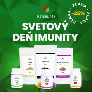 🛡️ SVETOVÝ DEŇ IMUNITY 🛡️ Posilni si imunitu s prírodnými superpotravinami od Matcha Day! 🌿💚 Pri príležitosti Svetového...